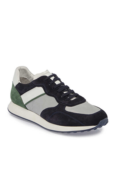 Tergan Lacivert Deri-tekstil Erkek Sneaker - E24ı1ay56849-d44
