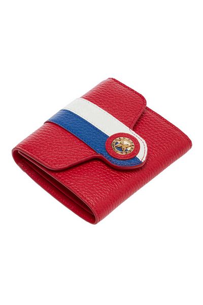 Tergan Red Leather Women's Wallet - S1Cb 00005814 -U6I