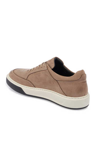 Tergan Vizon Hakiki Nubuk Deri Erkek Sneaker - E24S1AY57046-A65