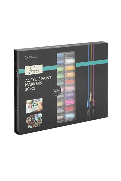 Nassau fine art Set markere acrilice - 20