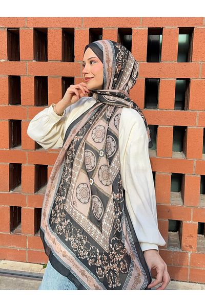 Mira İpek Şal din bumbac cu model retro Versa