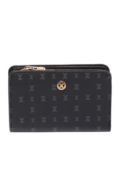 Tergan Black Print Women's Wallet - S1Cb00055815-T0E
