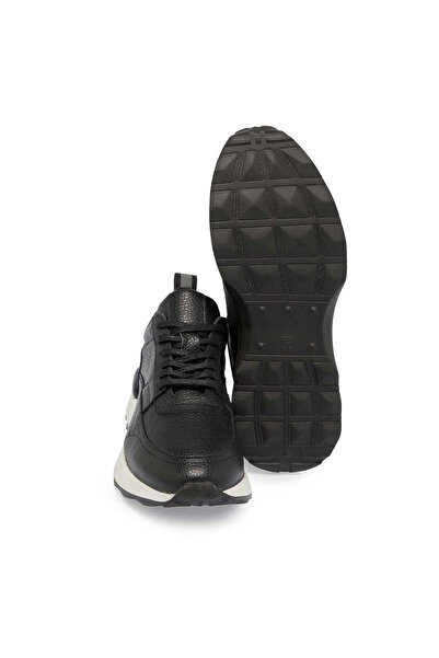 Tergan Siyah Hakiki Deri Erkek Sneaker - E24S1AY56934-A41