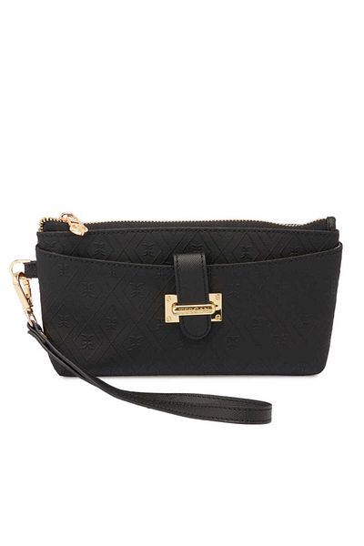 Tergan Black Print Women's Wallet - S1Cb00055818-P1Q