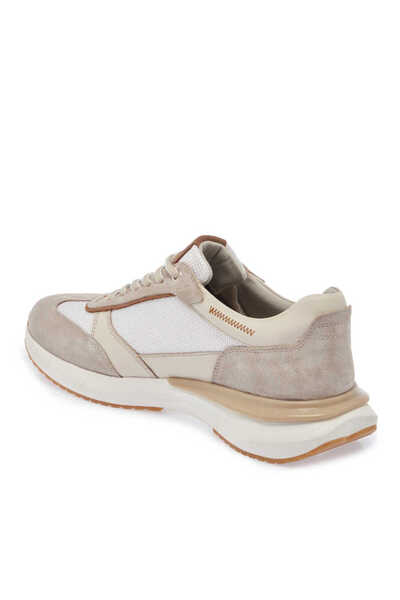 Tergan Bej Hakiki Deri Erkek Sneaker - E24I1AY56693-B79
