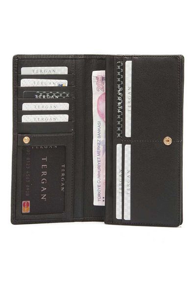 Tergan Brown Genuine Leather Women's Wallet - S1Cb 00005685 -A42