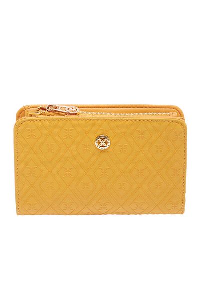 Tergan Yellow Print Women's Wallet - S1Cb00055815-S7S