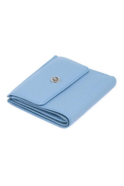Tergan Women's Blue Leather Wallet - S1Cb 00005627 I6T