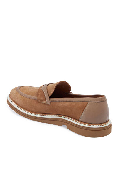 Tergan Kahve Hakiki Süet Deri Erkek Casual Ayakkabı - E24I1AY56764-K58