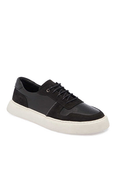 Tergan Siyah Hakiki Deri Erkek Sneaker - E24I1AY56814-A64
