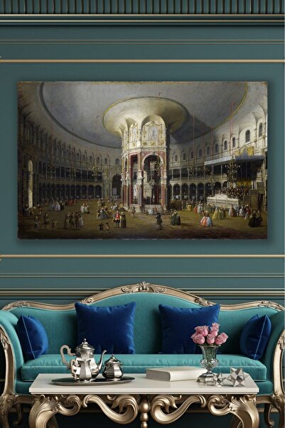 Victor Vallery London Interior Of The Rotunda Kanvas Tablo