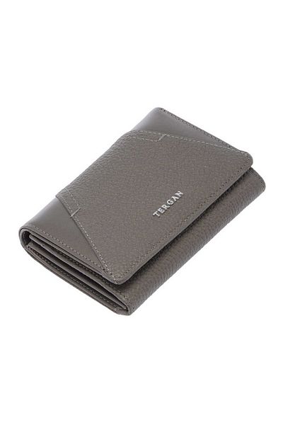 Tergan Gray Leather Women's Wallet - S1Cb00005815-P7K