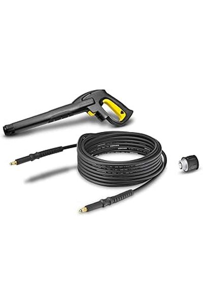 Mu Art Ahşap High Pressure Hose Set, Hardware Quick Connect (7.5 m)