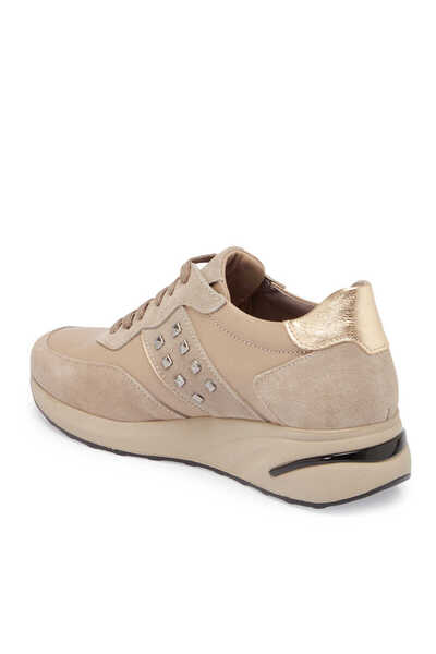 Tergan Vizon Hakiki Deri Kadın Sneaker - K24S1AY67721-A44