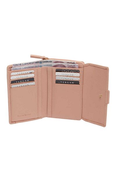 Tergan Powder Leather Women's Wallet - S1Cb 00005813 -Z96