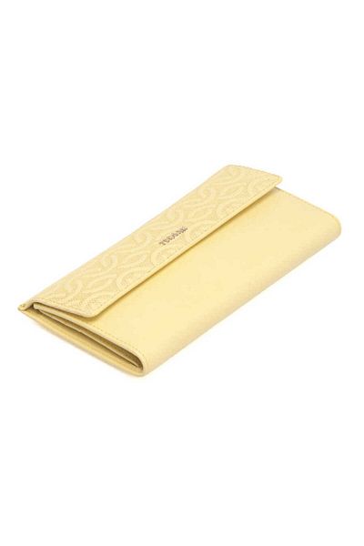 Tergan Women's Yellow Leather Wallet - S1Cb 00005793 -L5E