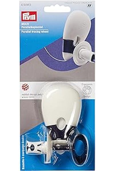 LUXE Prym 610943   Parallel Copy Wheel Multi Ergonomic, Plum Blue, White, One Size