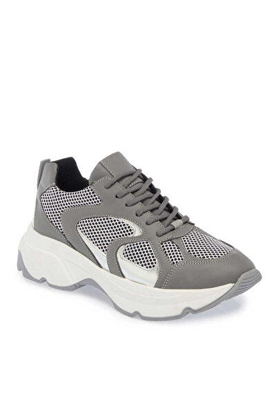 Tergan Gri Vegan-tekstil Kadın Sneaker - K24ı1ay67364-q4t