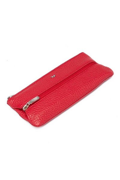 Tergan Red Genuine Leather Unisex Keychain - S1An 00000157 -B68