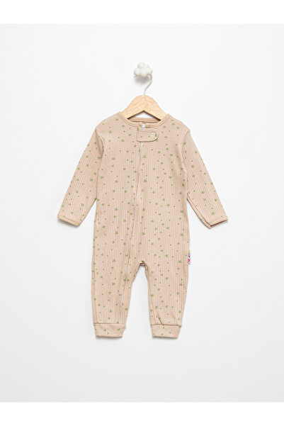 Alihan 100% Cotton Teddy Bear Patterned Unisex 3-Piece Baby Rompers