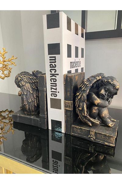 Mirsa Global Suport pentru cărți cu design de bibelorie înger