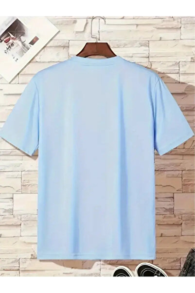 PENTHİLUS Peace Printed T-Shirt, Round Neck Short Sleeve, Suitable for Daily Use in All Seasons