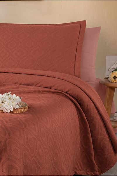 Kiğılı Home Cotton Single Bed Cover Set - 1 Pillow Case (160*220 cm)