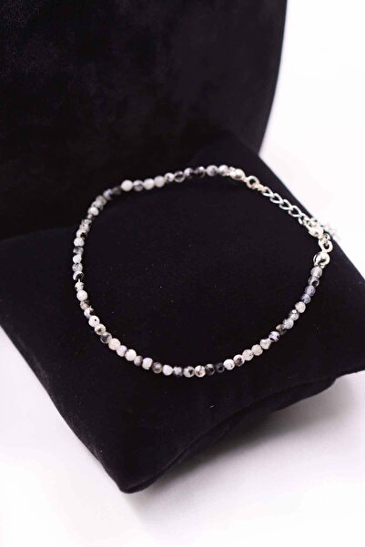 MYTAKIAĞACIMFH Moon Stone Natural Stone Necklace Bracelet Set Faceted Cut 2-3mm