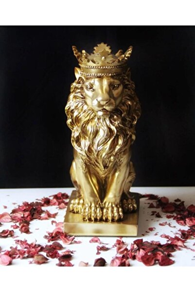 Mirsa Global Dekoratif Aslan Kral Biblo Figürü