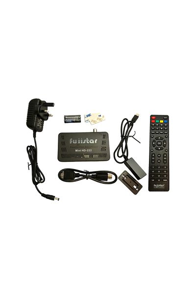 fujistar Mini Receiver HD-222 - Black White