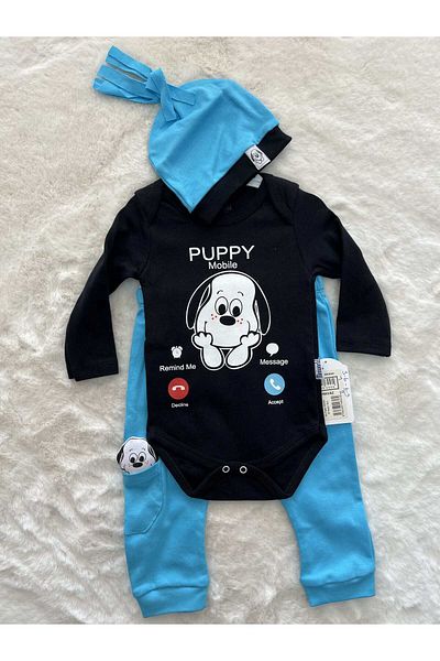 Miniworld Men's Puppy Mobile 3P Badi Suit
