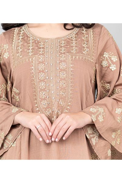 IKKXA Radiant Embroidered Jalabiya