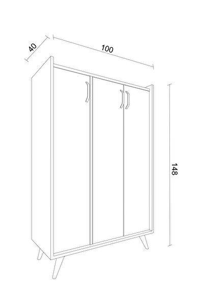 FUHO Alarya Çok Amaçlı Dolap