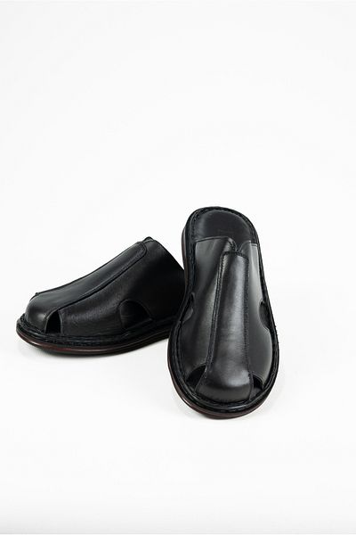 DAXİS Sportwear Company Men's Genuine Leather Slippers