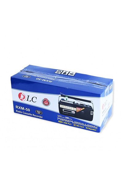 DLC مسجل راديو كاسيت 20 وات RXM-50 - أسود