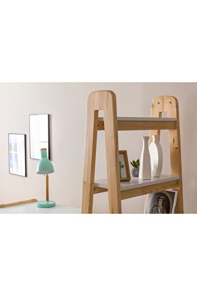 Vivense Noma Kitaplıklı Çalışma Masası, Beyaz