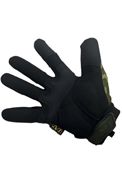MECHANIX Taktikal, Iş Güvenliği, Asker, Polis, Motosiklet Dayanıklı Dokunmatik Eldiven Kamuflaj