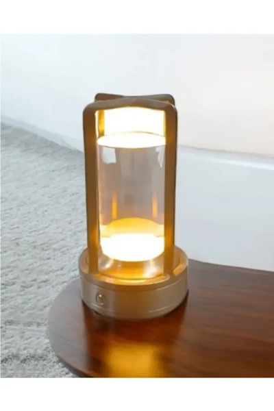 Cata Ct 8439 Vegas Şarjlı 3 Kademe Işıklı Masa Lambası Altın Renk