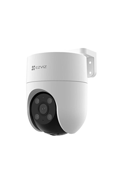 EZVIZ كاميرا ذكية خارجية 2K H8c بتقنية Pan and Tilt 4G - أبيض
