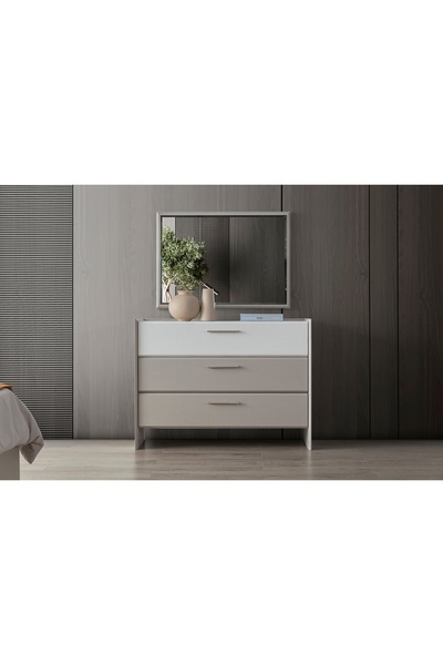 Vivense EDEL ŞİFONYER VE AYNASI, 3 ÇEKMECELİ