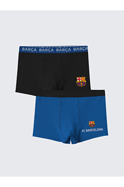 LC Waikiki Neue Saison Barcelona Bedruckte Jungen-Boxershorts im 2er-Pack - S...