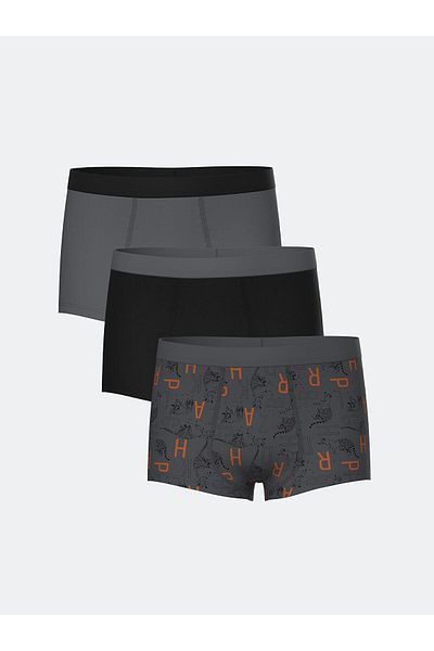 LC Waikiki 3-Piece Printed Boxer Set for Boy