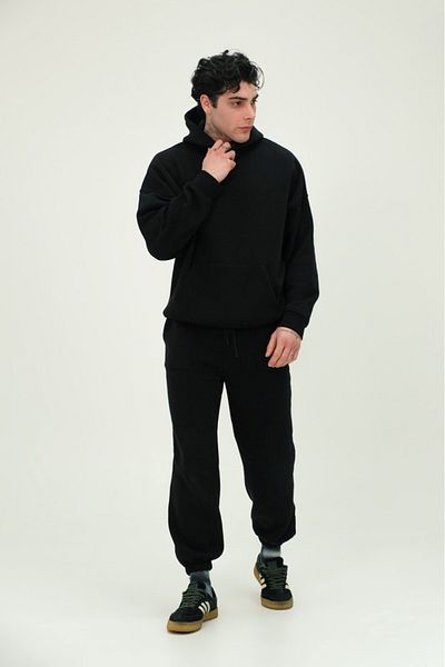 The Champ Clothing Unisex Oversize Φούτερ με κουκούλα και Σετ Φούτερ 80% Βαμβακερό ύφασμα 3 νημάτων Άνετο και κομψό Ta