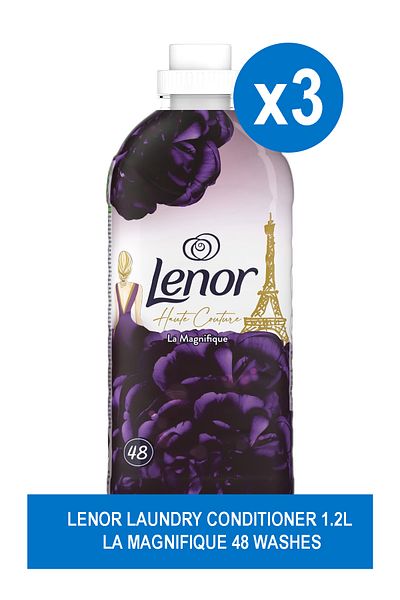 lenor Balsam de rufe 1.2L LA MAGNIFIQUE 48 SPĂLĂRI X 3