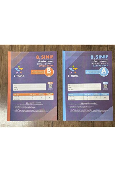 5 Yıldız 8. Sınıf Kurumsal Deneme Sınavı