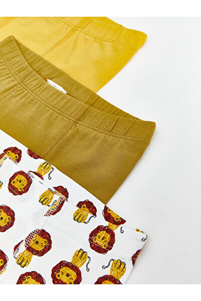 LC Waikiki LCW baby Ecru elasztikus derék Baby Boy boxer 3 részes