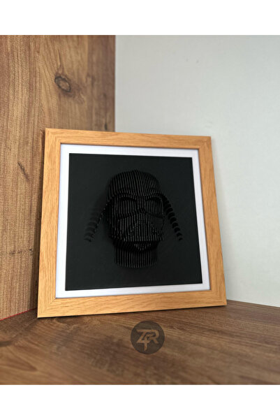 ZFRGROUP Darth Vader 3 Boyutlu Çerçeveli Tablo