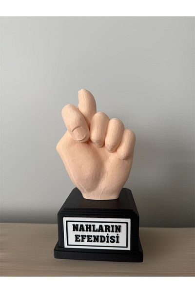 MYA DESİGN JEWERLY 3D Hand Gesture Lord of the Nahs Gift Funny Prize