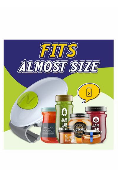 COOYA Electric Jar Opener, Automatic Jar Opener, Bottle Opener for Seniors With Arthritis