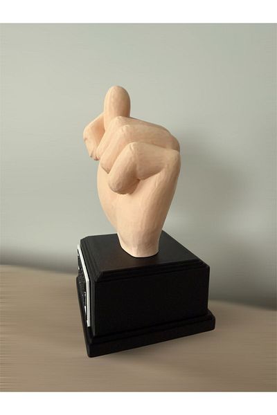 MYA DESİGN JEWERLY 3D Hand Gesture Lord of the Nahs Gift Funny Prize